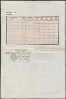 1855 Lapincsújteleki illetőségű személy útlevele / Passport for Neustift an der Lafnitz citizen in B...