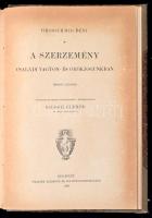 Szászy-Schwarz Gusztáv: Parega vegyes jogi dolgozatok. Magyar Jogászegylet Könyvkiadó Vállalata V. é...