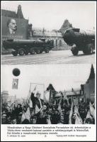 cca 1965 Magyar és szovjet rakétaegységeket ábrázoló 3 db MTI fotó, feliratozva, 26,5x18,5 cm