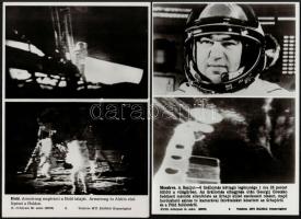 cca 1960-1970 Űrkutatással kapcsolatos 12 db MTI fotó, feliratozva, 20x24,5 és 27x18,5 cm