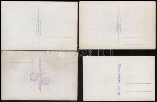 cca 1946 Tiszavölgyi József (1909-?) fotóriporter hagyatékából 13 db katonákat ábrázoló vintage fény...