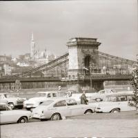 cca 1974 Budapesti városképek, épületfotók, 21 db vintage negatív felvétel, szabadon felhasználhatók, 6x7 cm
