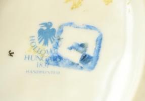 Hollóházi porcelán sirály, kézzel festett, jelzett, apró kopással, m: 21 cm