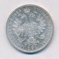 Ausztria 1884. 1Fl Ag "Ferenc József" T:1-,2 
Austria 1884. 1 Florin Ag "Franz Josep...