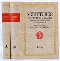 Scriptores Rerum Hungaricarum I-II. Bp., 1999, Nap Kiadó. Kiadói műbőr-kötésben, jó állapotban. Reprint kiadás, függelékkel és utószóval bővítve.