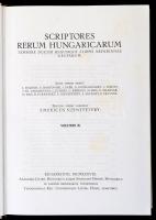 Scriptores Rerum Hungaricarum I-II. Bp., 1999, Nap Kiadó. Kiadói műbőr-kötésben, jó állapotban. Repr...