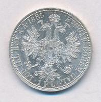 Ausztria 1885. 1Fl Ag "Ferenc József" T:1-,2 
Austria 1885. 1 Florin Ag "Franz Josep...