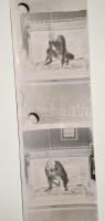 cca 1970 Erotikus és pornográf fotónegatívok, 24 felvétel 3 tekercsen, 6x9 cm