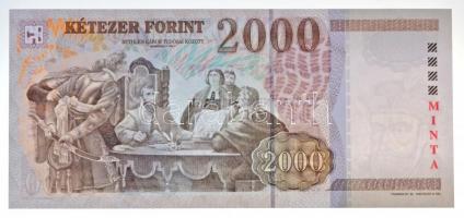 2003. 2000Ft piros "MINTA" felülnyomással "CA 0000191" sorszámmal T:I 
/ Hungar...