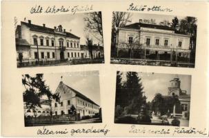 10 db régi és modern magyar városképes lap / 10 pre-1945 and modern Hungarian town-view postcards