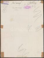 cca 1938 Osoha László (?-?) budapesti fotóművész hagyatékából, a Kis haragos című alkotása, pecsétte...