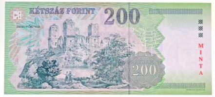 2004. 200Ft "MINTA" felülnyomással, "FA 0000181" sorszámmal T:I / Hungary 2004. ...