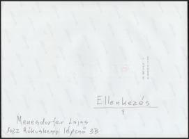 cca 1986 Menesdorfer Lajos (1941-2005) budapesti fotóművész hagyatékából, Ellenkezés c. vintage alko...