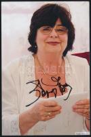 Béres Ilona (1942-) színésznő aláírt fotólapja, 15x10 cm