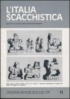 1988-1989 L' Italia Scacchistica 3 száma. Anno 78 N. 997-998., Anno 79 - N. 1008. Papírkötésben...