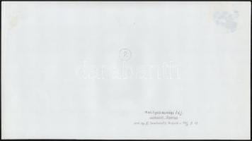 cca 1973 Gebhardt György (1910-1993) budapesti fotóművész hagyatékából 2 db feliratozott vintage fot...