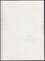 cca 1974 Gebhardt György (1910-1993): Kálvária, aláírt vintage fotóművészeti alkotás, 39x29 cm