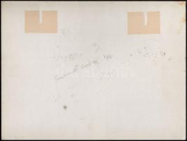 cca 1972 Gebhardt György (1910-1993): Erőmű, feliratozott vintage fotóművészeti alkotás, kasírozva, ...