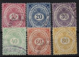 1889 6db DDSG csomagellenörző bélyeg