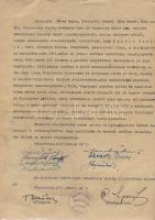 1945 Igazolólevél zsidók segitéséről Jánoshalmi lakosoktól