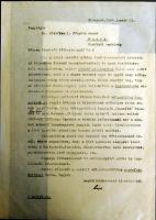 1940 Pfeiffer Izsák monori főrabbi levélváltása fejléces papíron