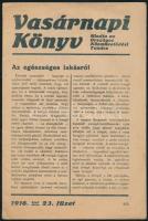 1916-1948 Főként vallási témájú nyomtatványok 3 db: Szent Család XXVII. évf. 6. füzet, Bogner Mária ...