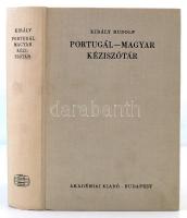 Király Rudolf: Portugál-magyar szótár. Bp., 1978, Akadémia Kiadó. Kiadói egészvászon-kötés.