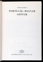 Király Rudolf: Portugál-magyar szótár. Bp., 1978, Akadémia Kiadó. Kiadói egészvászon-kötés