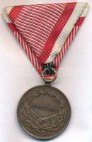 1917. "Károly Bronz Vitézségi Érem" Br kitüntetés mellszalagon. Szign.: Kautsch T:2 
Hung...