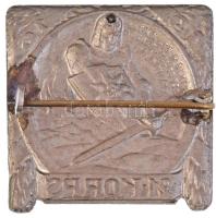 Osztrák-Magyar Monarchia 1916. "21. Hadtest" ezüstözött tombak sapkajelvény. "ENTW LT...