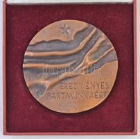 1987. "Eredményes Pártmunkáért / Az MSZMP Miskolc Városi Bizottsága" Br emlékplakett erede...