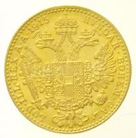 Ausztria 1915. Dukát Au "Ferenc József" utánveret (3,50g/0.986) T:1- karc
Austria 1915. 1...