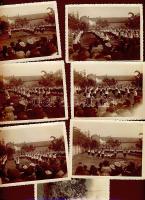 1935 Bácsalmás leányiskolai ünnepség 7 db fotó 9x12 cm