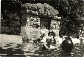 50 db MODERN magyar városképes lap, fürdőélet, sok Harkányfürdő és Hajdúszoboszló / 50 MODERN Hungar...