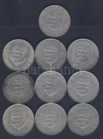 1947. 5Ft Ag (10x) "Kossuth" T:2/3