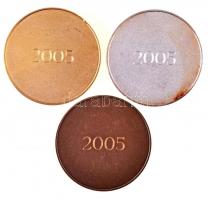 2005. "Országos Takarékszövetkezeti Borverseny" aranyozott Br, ezüstözött Br és Br díjérme...