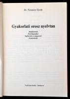 Vegyes könyvtétel, nyelvkönyvek, főleg orosz, angol, és német nyelvkönyvek, közte egy horvát és egy ...