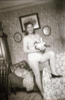 cca 1940-1950 Aktok, 4 db fotónegatív, 9x6 cm