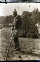 1933 Magyar és külföldi cserkészek a gödöllői jamboree-n, 8 db fotónegatív, 6x9 cm