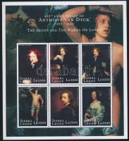 Van Dyck: Paintings mini sheet Van Dyck: Festmények kisív