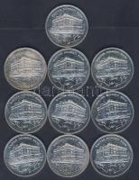 1992. 200Ft Ag (10x) "MNB" T:exBU