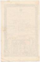 Románia 1941. "A Pénzügyminisztérium 1941. évi 4 1/2%-os kölcsöne" 5000L-ről, kitöltve és ...