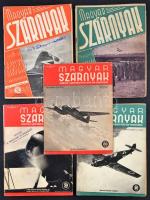 1939-40 Magyar Szárnyak, szerkesztik: A Horthy Miklós nemzeti repülő alap, 5 száma,