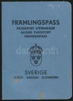 1981 Köping, Svédország, Svéd útlevél török állampolgár részére / Swedish passport