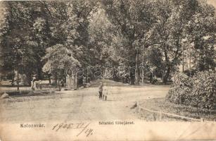 Kolozsvár, Cluj; Sétatéri főbejárat / promenade entry (EB)