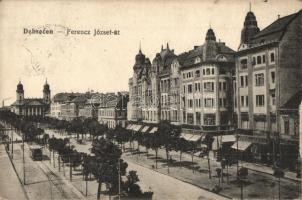 Debrecen, Ferenc József út, villamos