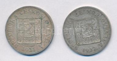 Csehszlovákia 1931-1932. 10K Ag (2x) T:2,2-
Czechoslovakia 1931-1932. 10 Korun Ag (2x) C:XF,VF
Kra...