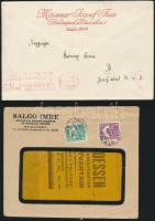 1928-1938 8 db különféle céges boríték (Mössmer József Fiai, Budapest Székesfőváros Elektromos Művei...