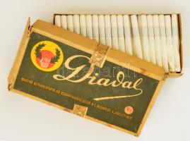 cca 1940 Diadal szivarkahüvely. Komplett doboz / Vintage tobacco shells