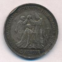 1907KB 5K Ag "Ferenc József koronázásának 40. évfordulója" T:2- durva ph.
Adamo K7.1